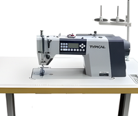 Machine à coudre informatisée à point droit à aiguille unique, écran tactile numérique, GC6801MD3, T-shirt, TYPICAL