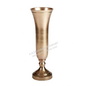 Argento metallo tromba grande <span class=keywords><strong>vaso</strong></span> <span class=keywords><strong>per</strong></span> giardini esterni nuovo Design <span class=keywords><strong>fiori</strong></span> decorativi alto <span class=keywords><strong>vaso</strong></span> e vasi <span class=keywords><strong>per</strong></span> centrotavola matrimonio - Product Image 3