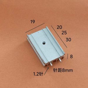 ฮีทซิงค์อะลูมิเนียม Yx Electronics To220 ขนาด 19x8x20 25 30 มม. สำหรับทรานซิสเตอร์ มอสเฟต SCR ซีเนอร์ไดโอด - Product Image 1
