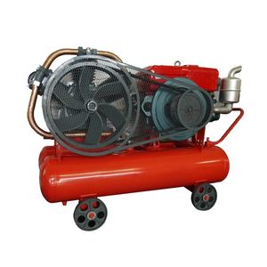 Compresseur d'air diesel à trois pistons de 3,5 m³/min et 18,6 kW pour forage de roche, utilisé dans l'exploitation minière aurifère W3.5/5, à vendre - Product Image 3