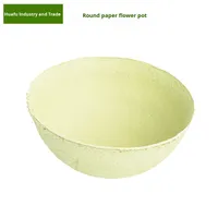 Panier suspendu avec doublure en papier, pot de fleurs rond en papier, respirant et économiseur d'eau, vente directe du fabricant d'outils de jardin de Ningbo