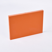 JIEPIN Panneau en PVC orange anti-rayures 1220x2440mm 5mm 8mm pour comptoirs de vente au détail