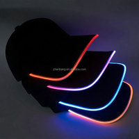 Cappellini da Baseball Personalizzati con Luce LED, Cappelli Luminosi per Feste, Accessori per Festival, Club, Palcoscenico, Performance Hip-hop