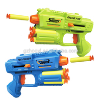 Mainan Pistol peluru lembut, mainan anak panah Blaster busa senapan plastik untuk anak-anak