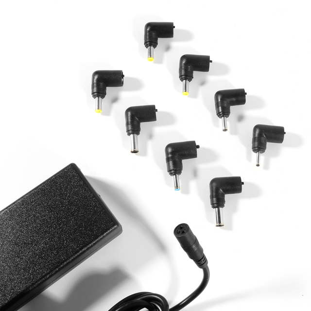 CE FCC ROHS 90W Universal Laptop Charger with 8~12 Tips PD Function OTP & OVP Protection for HP/DELL/ASUS/ACER/Samsung Laptop