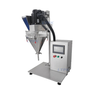LT-TPF100 Semi Auto Table Top Tarière Lyophilisé Curcuma Épices Talc Toner 0.5 100g petite dose Poudre Flacons Machine De Remplissage