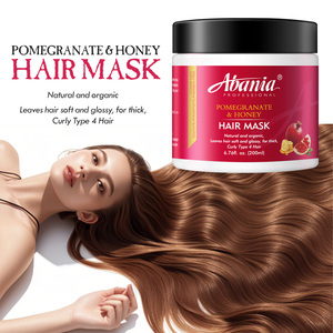 <span class=keywords><strong>Abania</strong></span> Mascarilla para el cabello natural y orgánica Etiqueta privada Tratamiento para el cabello <span class=keywords><strong>Abania</strong></span> Mascarilla para el cabello de Granada y miel - Product Image 3