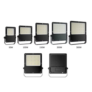 Projecteur LED ultra fin 200W IP66 étanche à angle réglable pour l'éclairage extérieur des stades et des chantiers - Product Image 6