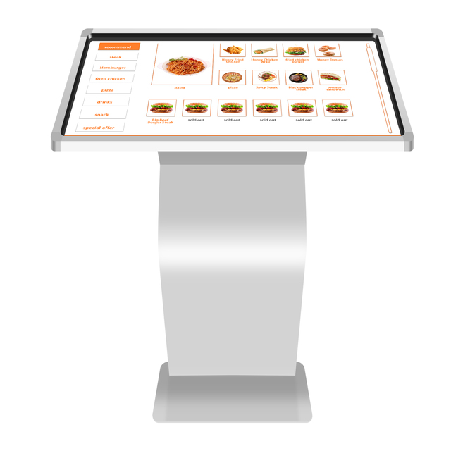 55 Inch Touch Screen All in One Interactive Directory Kiosk With Digital Signage Software Inquiry Information Kiosk