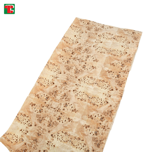 Rollo de chapa de madera de Okoume Gurjan de ingeniería con reverso de lana, diseño natural, para pared, de lujo, exótico, Foshan Vooden - Product Image 1