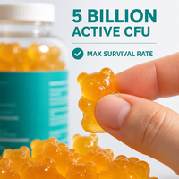 Gummies multivitaminées naturelles OEM sous marque privée pour adolescents – Soutien immunitaire quotidien et nutritionnel, saveur fruitée, complément vitaminique