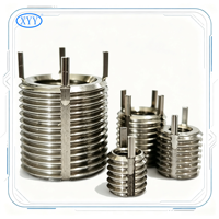 TA2 Titanium Keensert Insert Standard Sizes High Precision for Special Industrial Conditions Thread Locking Inserts
