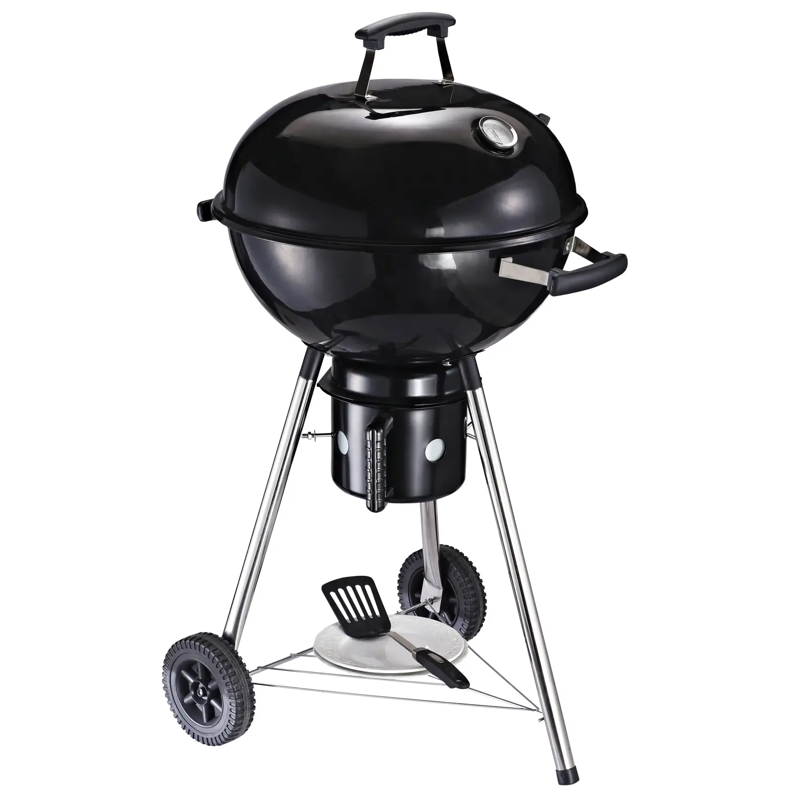 Individueller BBQ Kochen Raucher Edelstahl Klassik Holzpellet-Ofen Outdoor rauchfreier Silber-Lochgrill-Ofen