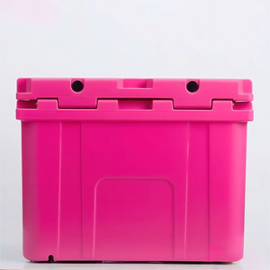 Glacière à roulettes moderne 55QT en plastique LLDPE, étanche, avec siège dossier intégré, pour canettes, camping et voyages en extérieur, maintien de la glace pendant 5 à 10 jours - Product Image 5