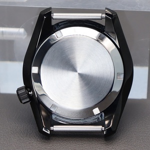 Boîtier de montre noir modifié <span class=keywords><strong>Seiko</strong></span> SPB185/SPB187J1 <span class=keywords><strong>Mod</strong></span> SKX pièces Fit NH35 NH36 mouvement 28.5mm cadran verre saphir - Product Image 6