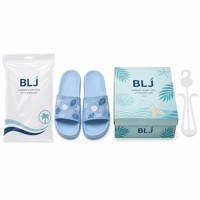 Sandales légères antidérapantes unisexes personnalisées OEM pour enfants en EVA, motif nuage, coquillages marins, étoiles de mer, palmiers tropicaux