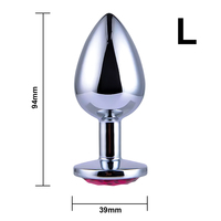 TMM Jouet Sexuel de Luxe en Acier au Design Bijou, Plug Anal pour Stimulation Vaginale, pour Débutants, Adultes, Unisexe, Femmes et Hommes, Couples