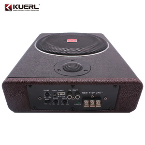 ซับวูฟเฟอร์ติดรถยนต์ Kuerl ขนาด 8 นิ้ว 350x255x75 มม. ผิวสัมผัสหนัง พร้อมทวีตเตอร์ สำหรับระบบเสียงรถยนต์ - Product Image 3