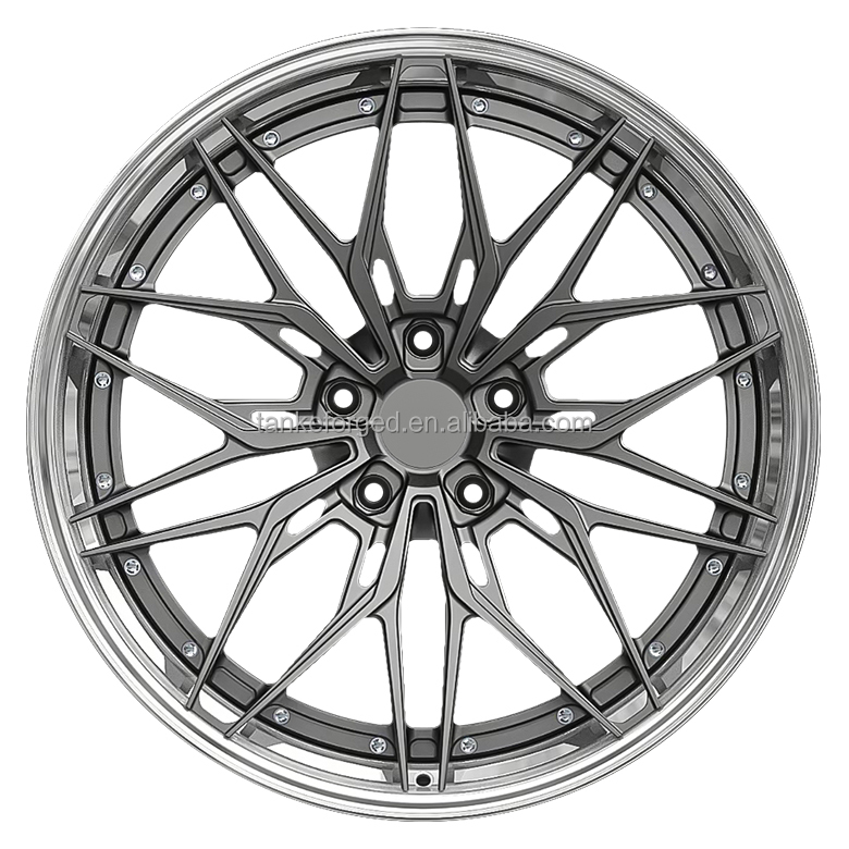 Polished+Brushed Gunmetal