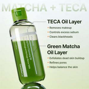 <b>For</b> Model Madeca Matcha Pore Cleansing Oil 200ml Herbal Deep Cleanse Makeup Remover <b>for</b> <b>Face</b> Skin Dongkook - Product Image 4