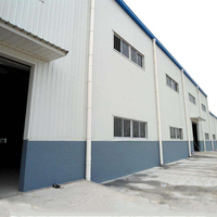 Servicios de Corte y Soldadura de Acero al Carbono para Almacenes Prefabricados de Estructura de Acero Ligero, Certificación ISO9000, Normas CE GB/EN