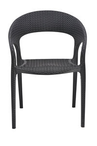 Accoudoir PP <span class=keywords><strong>Fauteuil</strong></span> <span class=keywords><strong>Ergonomique</strong></span> Confort Design Empilable pour Restaurant Bureau Chaise de Salle à Manger en Plastique - Product Image 5