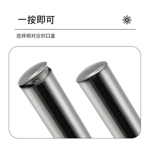 ฝาปิดปลายท่อสแตนเลส Tongchen แบบปิดเร็ว ขนาด 16 มม.-114 มม. สำหรับท่อโลหะ - Product Image 1