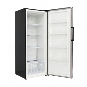 Réfrigérateur-congélateur à compresseur en acier inoxydable de haute qualité, neuf, à congélateur supérieur, économe en énergie, pour usage domestique et hôtelier - Product Image 4