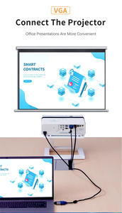 Adaptateur de <span class=keywords><strong>c</strong></span>âble <span class=keywords><strong>USB</strong></span> <span class=keywords><strong>C</strong></span> <span class=keywords><strong>vers</strong></span> HDMI compatible Type <span class=keywords><strong>C</strong></span> 8k VGA MiniDP DP 1.4 <span class=keywords><strong>DisplayPort</strong></span> RJ45 Type <span class=keywords><strong>C</strong></span> pour projecteur Macbook TV pour ordinateur portable - Product Image 3