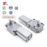 Moteur CC à engrenages à vis sans fin 6V 12V TT, engrenages haute résistance, moteur à couple élevé pour serrure intelligente