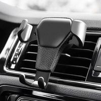Hochwertiger universeller, verstellbarer Handyhalter aus ABS-Kunststoff für die Lüftungsschlitze im Auto.