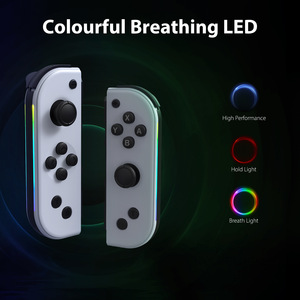 Popolare <span class=keywords><strong>Controller</strong></span> di gioco a più colori <span class=keywords><strong>per</strong></span> <span class=keywords><strong>Nintendo</strong></span> <span class=keywords><strong>Switch</strong></span> gioco senza fili Joystick RGB luce 3D Rocker Gamepad <span class=keywords><strong>per</strong></span> la gioia Con - Product Image 3