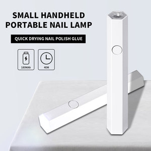 Lampe à ongles UV LED mini portable, rechargeable par USB, lumière de durcissement du vernis gel, logo personnalisé pour salon - Product Image 5