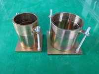 Ensemble de moules et de pilon Proctor ASTM/EN 101.6/152.4mm pour essai de compactage des sols
