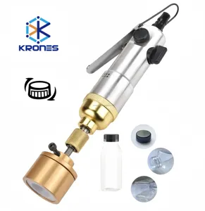 KHC-1P Best Price Semi auto Pneumatically Screw Cap bottle capping machine handheld