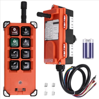 Télécommande de grue industrielle sans fil Telecrane F21-E1B à 8 boutons, vitesse unique, 315 MHz, interrupteur à bouton-poussoir, garantie 1 an