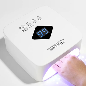 Lámpara de Uñas de <span class=keywords><strong>120W</strong></span> con 4 Ajustes de Temporizador Luz UV Recargable para Curado de Esmalte en Gel - Product Image 1