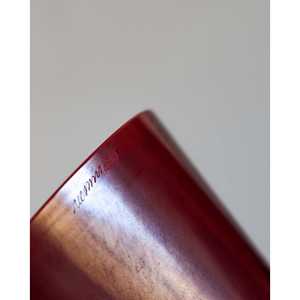 Vase en verre artisanal Venini Opaline rouge, grand modèle en cristal, design moderne pour la décoration de la maison, salon, modèle Queen pour les mariages - Product Image 1