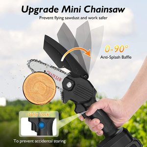<span class=keywords><strong>Cortadora</strong></span> de <span class=keywords><strong>Madera</strong></span> Inalámbrica de 21 V Compatible con Batería <span class=keywords><strong>Makita</strong></span>, Herramienta Eléctrica de Podar con una Sola Mano, Motosierra Eléctrica para Jardinería - Product Image 4