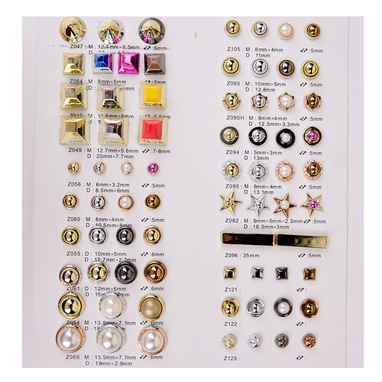 2025 Hot Selling Silver Punk Studs