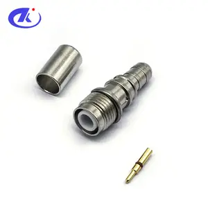 RF coaxial connector Mini RP TNC female straight crimp type for RG58 cable
