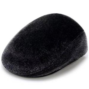 Chapeau d'hiver en fausse fourrure pour hommes, casquette noire à bec de canard, casquette chaude pour hommes d'âge moyen, personnes âgées, vêtements d'hiver pour hommes - Product Image 2