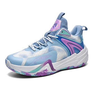 2025 High Quality Cool Basketball <b>Style</b> Sneakers for Men and Women Custom Brand Logo Blank Mesh Breathable Design for Children - Product Image 1