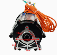 Moteur différentiel pour vélo électrique Rickshaw 60V/72V 1500W/1800W/2000W/2200W/3000W haute puissance CC sans balais étanche