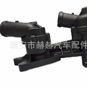 ชุดประกอบเทอร์โมสตัท EA111 พลาสติกแบบวงจรเดียว 03C121111AK สำหรับเปลี่ยนซ่อมเครื่องยนต์ - Product Image 1
