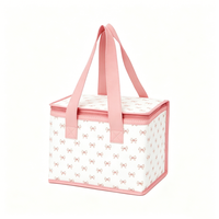 Sac isotherme personnalisé avec logo, tendance, recyclable, durable, portable, pour le déjeuner, sac de sport thermique souple, imperméable, avec grande poignée et poche en filet