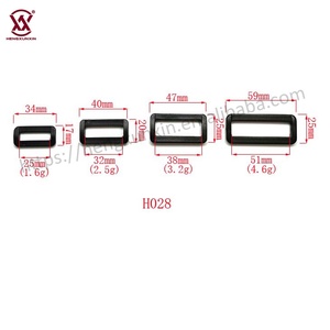 Hebilla de anillo rectangular cuadrada de plástico de <span class=keywords><strong>1</strong></span> pulgada y 2 pulgadas para mochila de senderismo al aire libre - Product Image 1