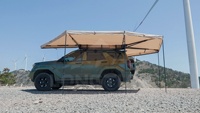 Auvent latéral de voiture XL à double poteau 270 degrés avec LED intégrées – Abri premium pour 4x4, SUV, camping et aventures en plein air