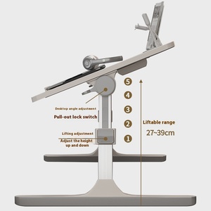Đa chức năng hợp kim nhôm gấp nâng bàn máy tính với USB ngăn kéo nhỏ sử dụng nhà - Product Image 3