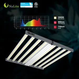 Aluminum led lights strips best replace for T5 fluorescent light fixture 8bars growing light